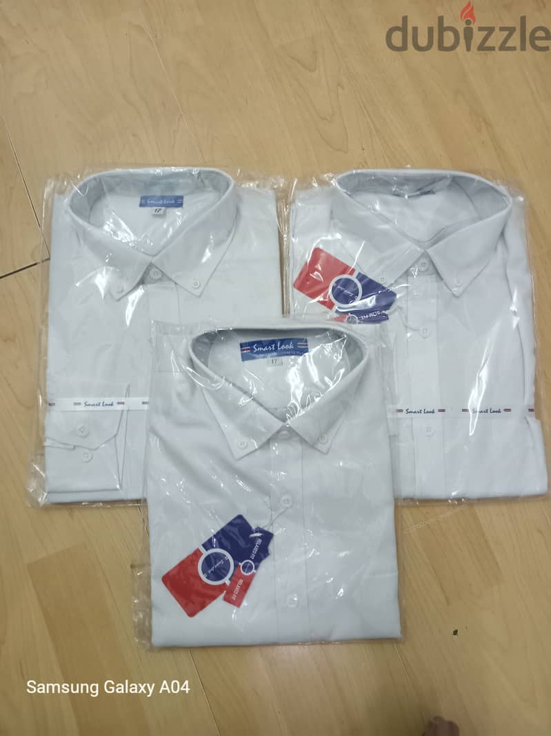 Men's cotton white shirts xxl 3pcs 0