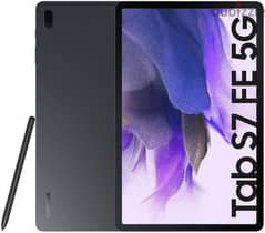 Samsung Galaxy Tab S7 FE - 12.4" TFT / 4GB / 64GB  5G / Black - Tablet 0