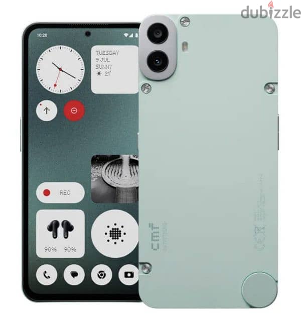 CMF Phone 1 by NOTHING 16GB+256GB - LIGHT GREEN 1