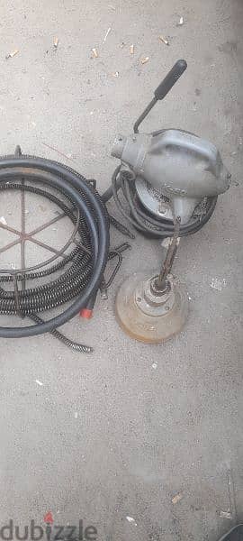 للبيع مكينه تسليك المجاري Drain cleaner machine for sell