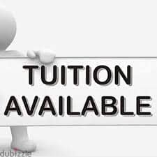 Tuition available (1st to 8th ) all subjects  Hindi French nd Sanskrit 0