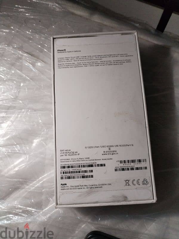 IPHONE 15 128 WITH COMPLETE BOX 3 MONTH USED 1