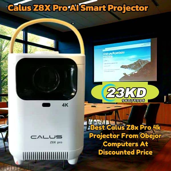 Best Calus Z8x Pro 4k Projector From Obejor Computers At Discounted 0