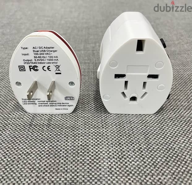 Travel Adapter Fast Charging for Samsung and iPhone Cellphones 5