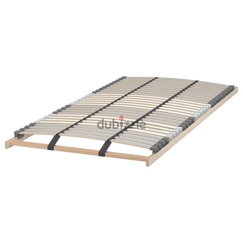 IKEA Bed Frame, Slatted Bed Base and Pocket Sprung Mattress - Queen 2