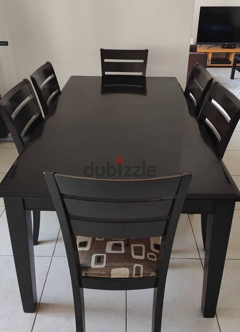 Dining Table set with 6 Chairs 0