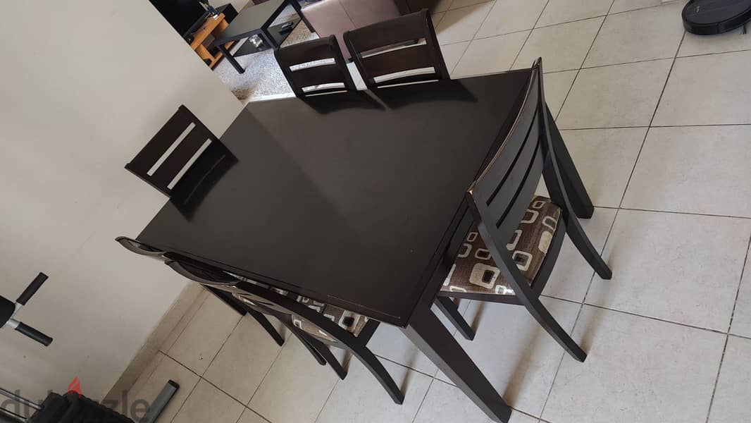 Dining Table set with 6 Chairs 1