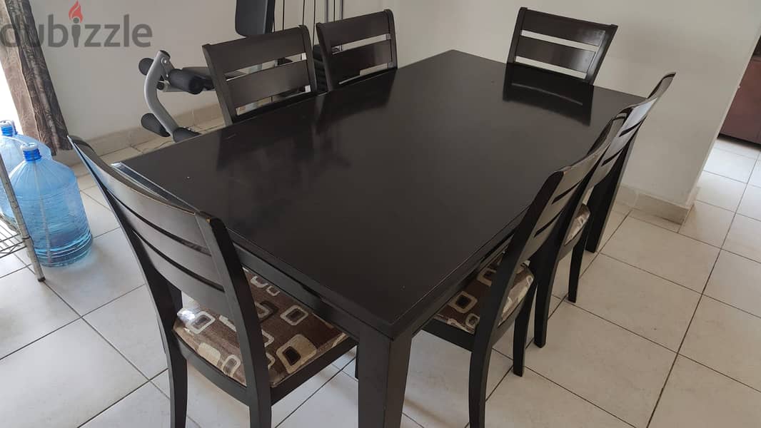 Dining Table set with 6 Chairs 2