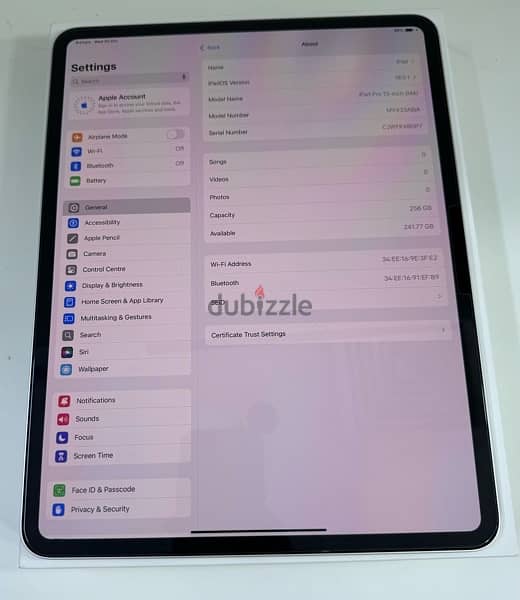 Apple iPad Pro 13” M4 256 GB  Wifi Silver  Used! 6