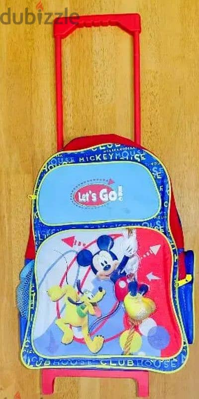 Kids School Bag with Drag Handel & Wheels (5-9pm-66379610)