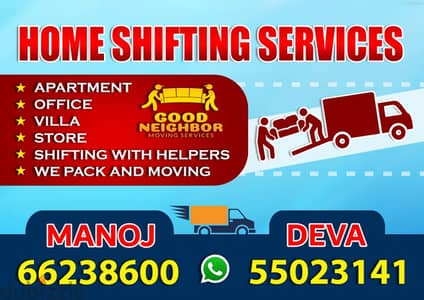 shifting service and packing and moving also