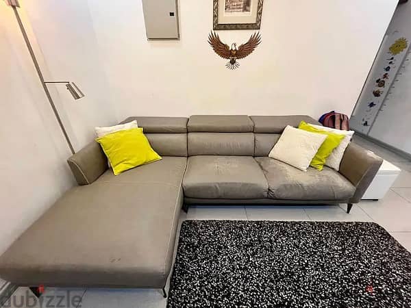 3/4 Seater Leather SOFA cum Bed  for SALE 2