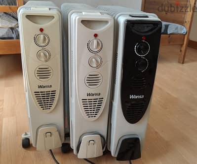 Wansa 13 Fin, 2400W Oil Heater - 3 Pcs