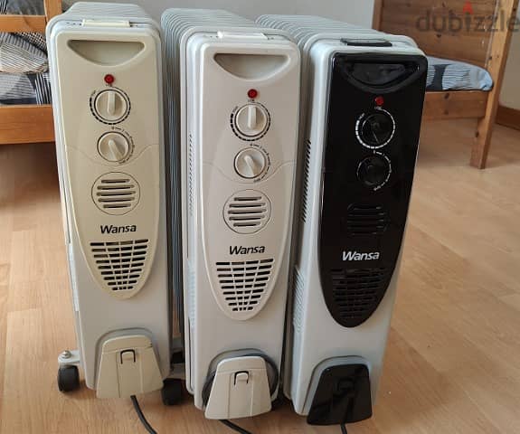 Wansa 13 Fin, 2400W Oil Heater - 3 Pcs 0