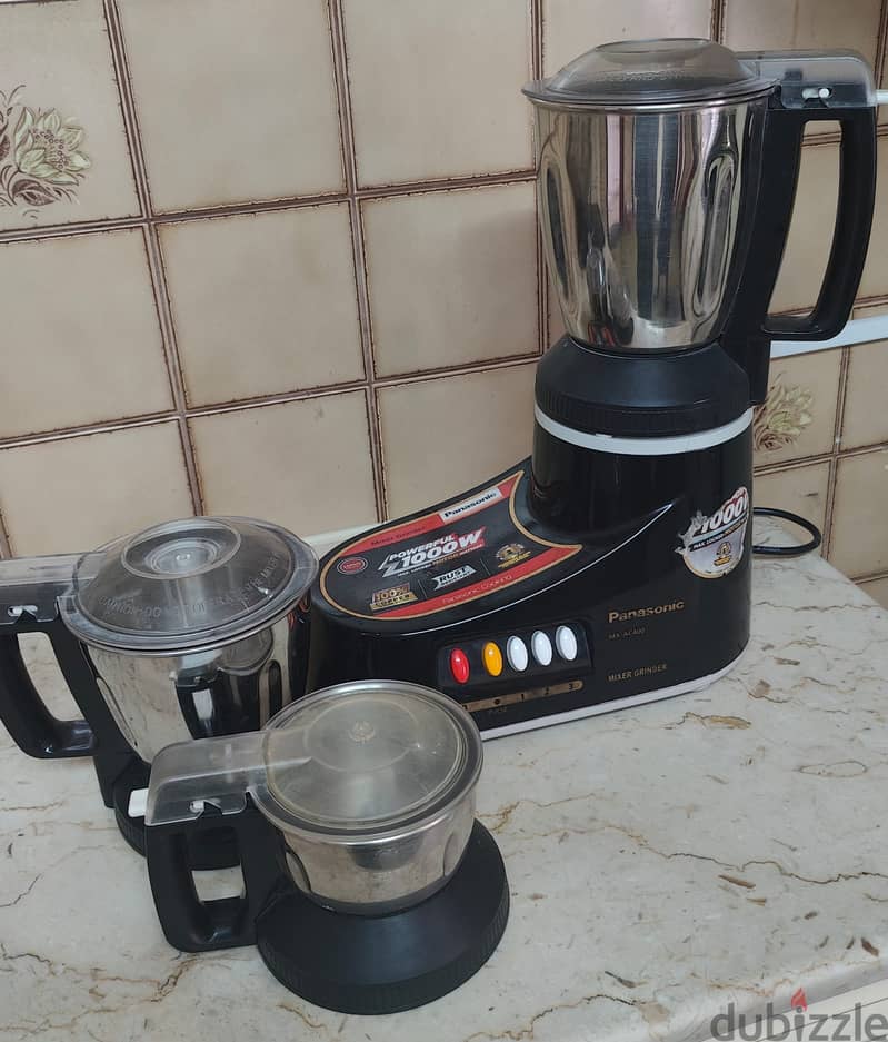 Panasonic 3 Jar Blender with Grinder and Mixer 1000 Watts 1