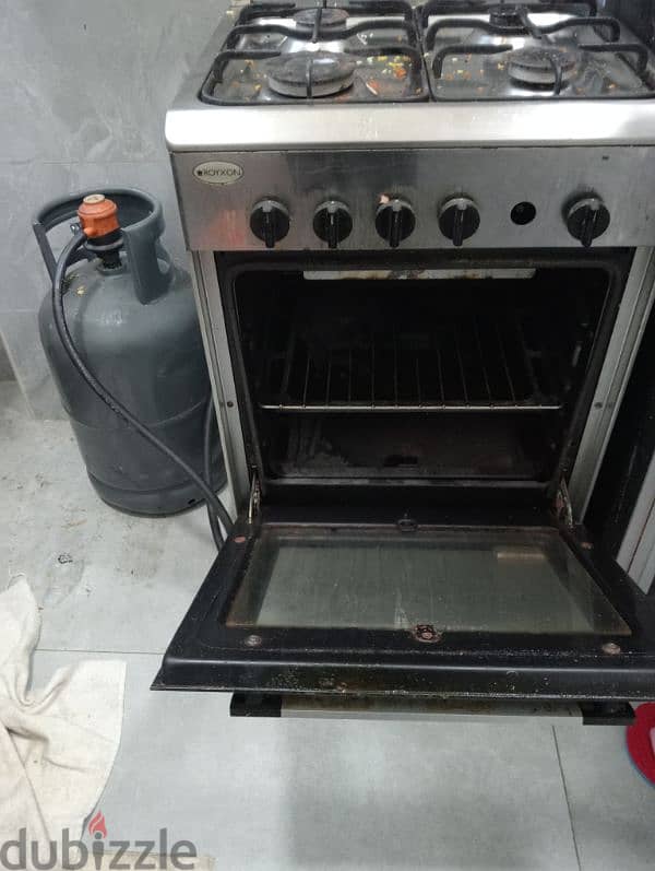 Gas stove four burner with cylinder 1