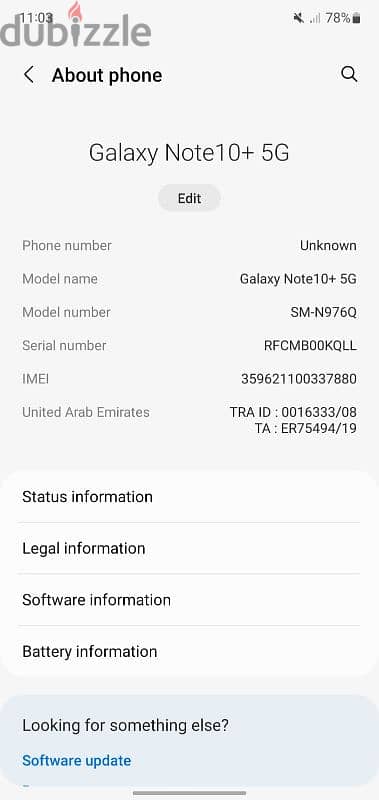 Samsung note 10+ 5g 4