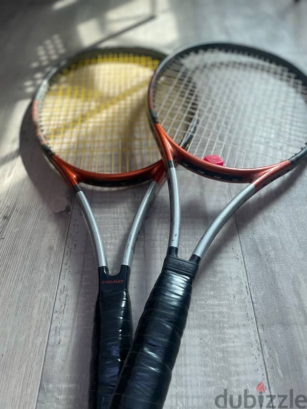 TITANIUM TENNIS RACKETS ORIGINAL HEAD 6