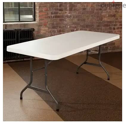 BRAND NEW Lifetime Outdoor Folding Table (2 PC's) for CAMPING 8