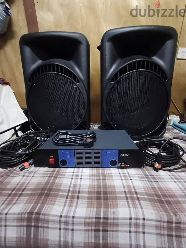 professional 15' speakers 2