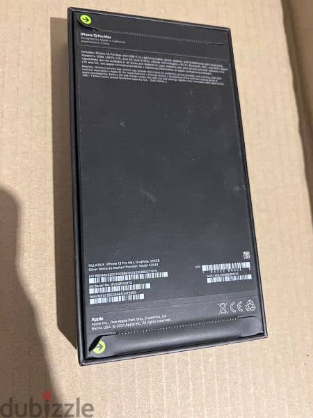 New Sealed Apple iPhone 13 pro max 256gb Graphite with warranty 1