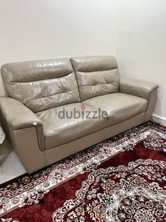 2 Seater leather Sofa 0