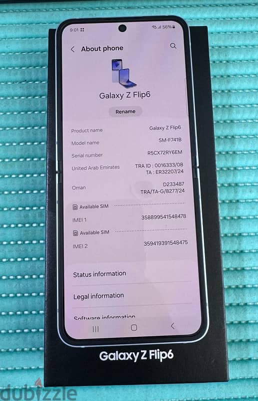 Samsung Galaxy Z flip 6 5G 256 GB Blue 1 month Used Only! 8