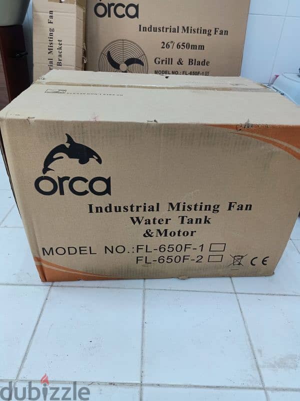 Orca 26", 3 Blades 46L Tank Industrial Mist Fan - FL-650-F1 3