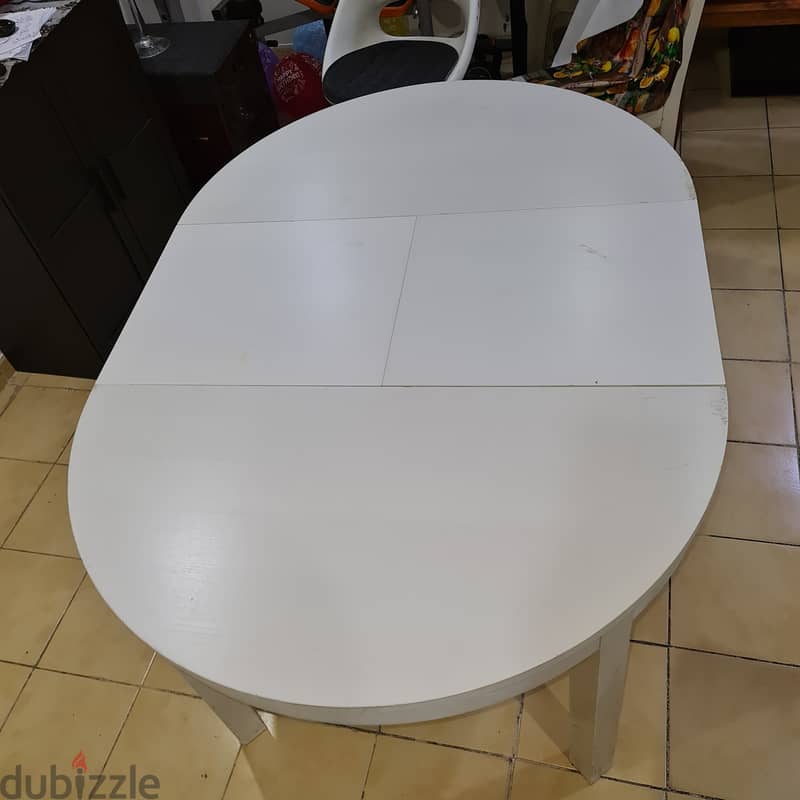 Used Extendable Dining Table for Sale in Kuwait – IKEA 3