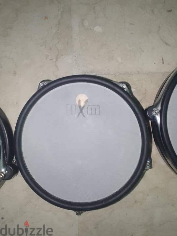 HXM drums tom 4 piece for sale. 8 inch and 10 inch tom pad. 1