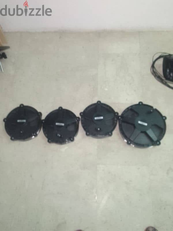 HXM drums tom 4 piece for sale. 8 inch and 10 inch tom pad. 2