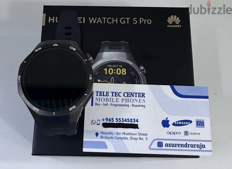 Huawei GT5 Pro 46mm Smart Watch Black 10 Days Used Only! 0