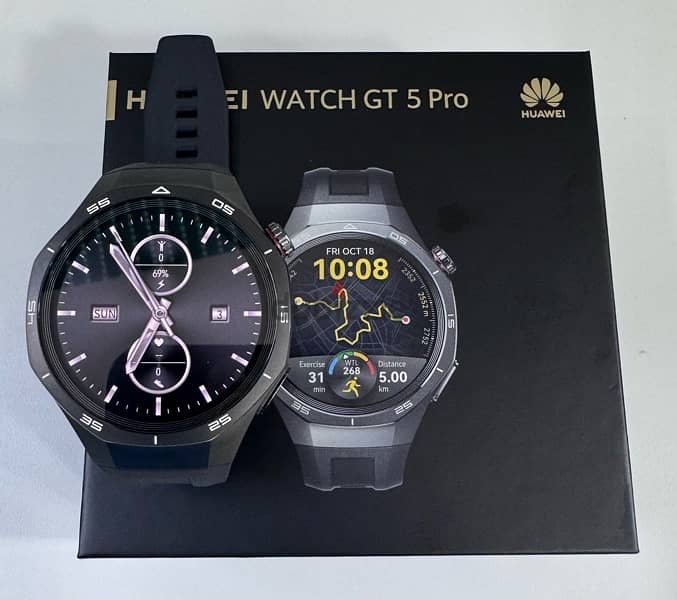 Huawei GT5 Pro 46mm Smart Watch Black 10 Days Used Only! 2