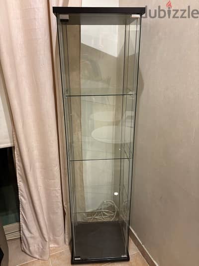 glass display cupboard great condition