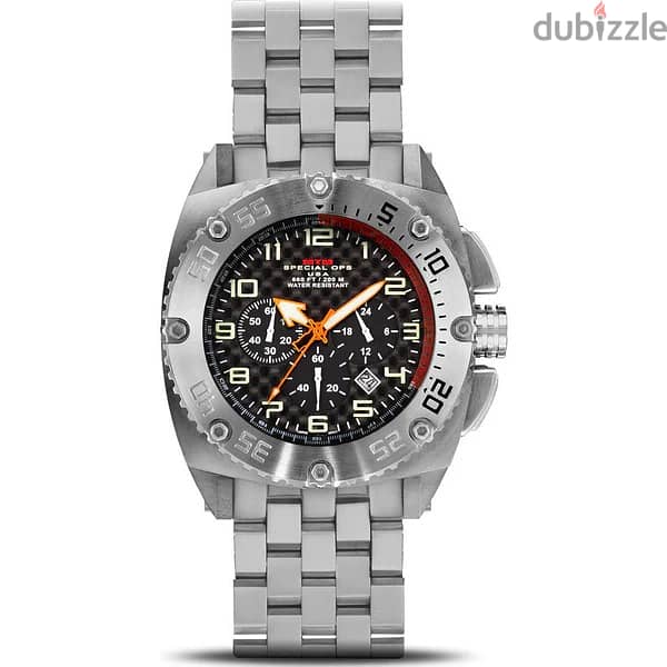 MTM Special Ops Steel Patriot Watch | Silver 0