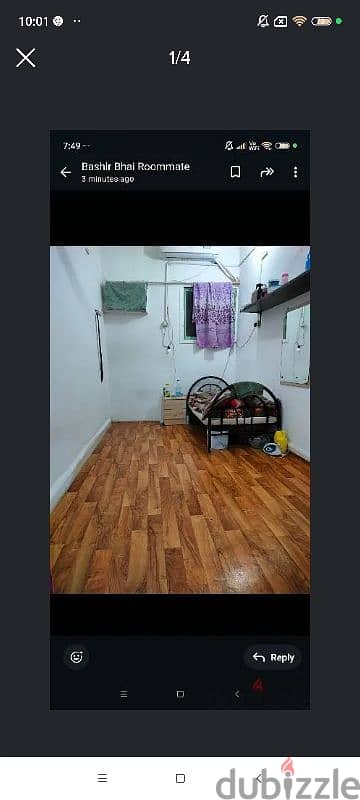 Room for share for decent bechelor in salmiya block -10 7