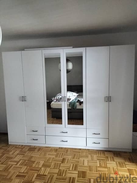 Original Wooden Mirror Wardrobes 1