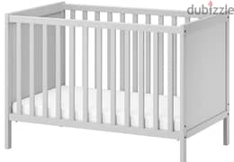 ikea baby crib with mattress 0