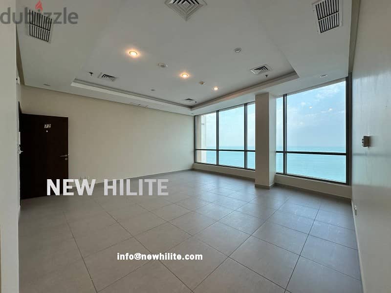 Modern sea view two & three Bedroom Apartment for Rent in Salmiya 0