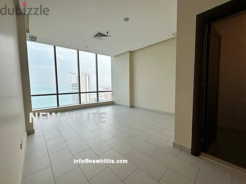 Modern sea view two & three Bedroom Apartment for Rent in Salmiya 6