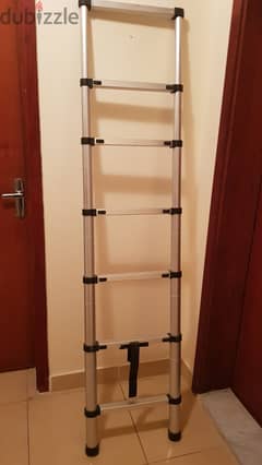 Telescoping Extension Ladder, Aluminum 180cm 0