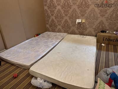 2 x SINGLE MEDICATED MATTRESS