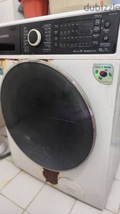 Daewoo 10 kg/ 7kg washing machine for sale 0