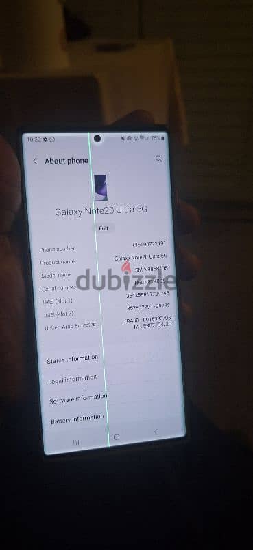 Samsung Note 20ultra 5g 12gbram 256gb 7