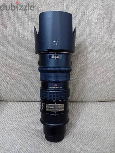 Nikon 70-200mm F/2.8 g VR Lens