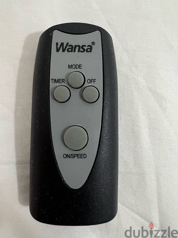 new Wansa fan 10 kd only warranty 1 year with box and remote 16