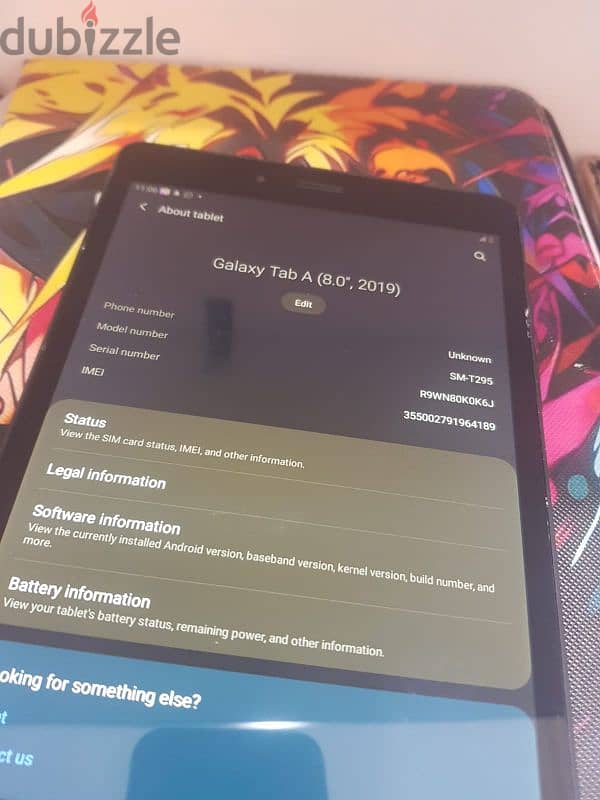 Samsung tab used. A7 lite  A8  and A9  model for sale. 1