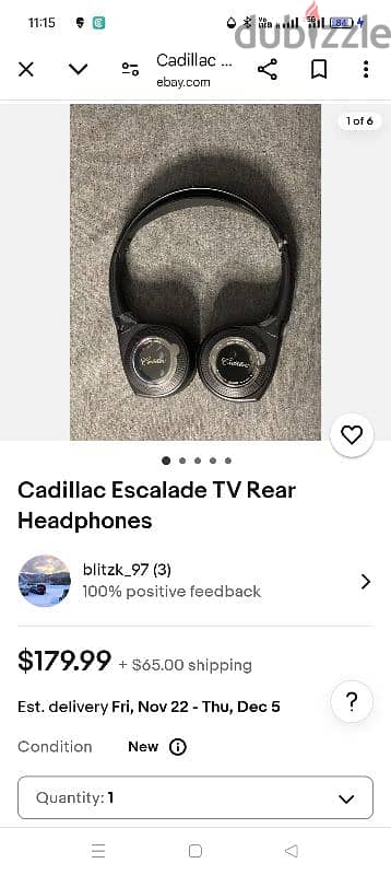 Cadillac Escalade Wireless Headphones 1