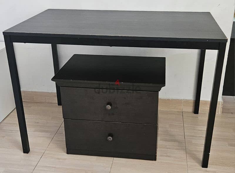 Ikea Table with Chest of drawer 0