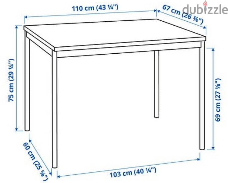 Ikea Table with Chest of drawer 3